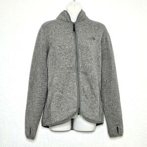 The North Face Women's Crescent Full-Zip Sweatshirt Size L Thumbholes